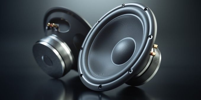 An aircraft is flying under the striking weather.